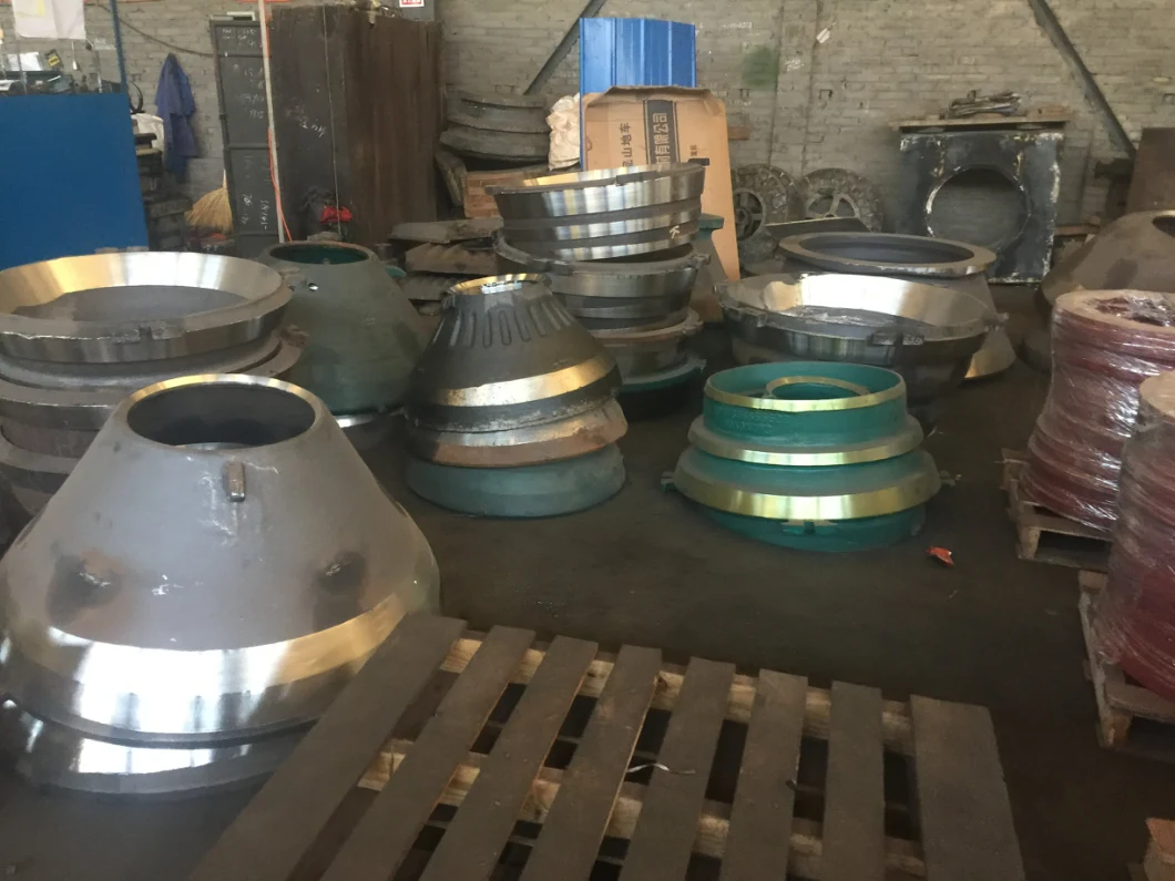 Mantle Bowl Liner Concave, Cone Crusher Wear Liner Manganese Casting Spare Parts