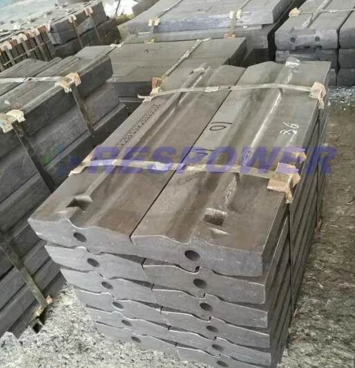 Mining Machine Cast Steel Wear Jaw Crusher Spare Parts